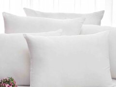 Perna TAC cu fata bumbac 50x70cm, alba